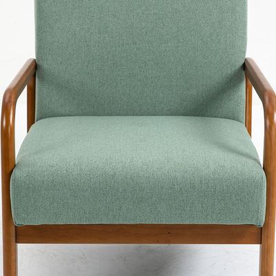 Mandela 1-Seater Fabric Accent Chair - Green - With 2-Year Warranty